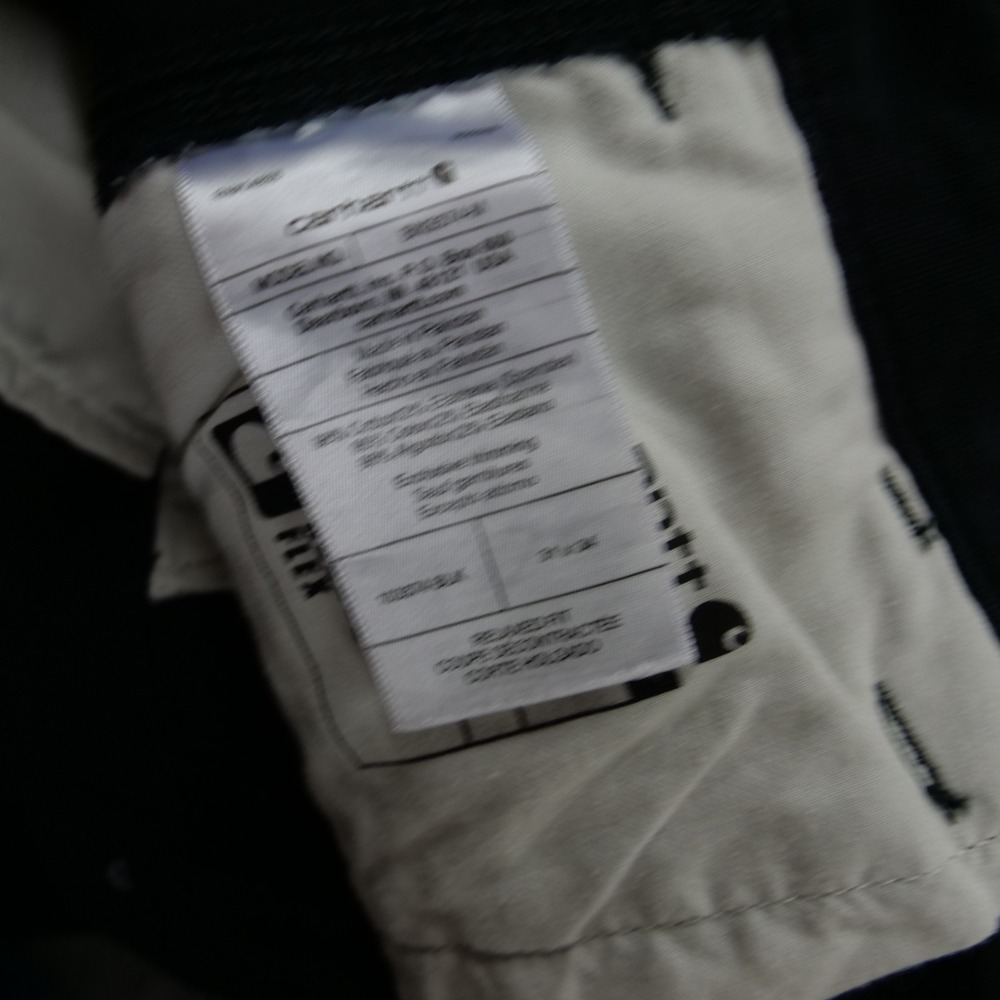 Carhartt Cargo Pants Mens 31  Black Rugged Flex Workwear Canvas Utility - Picture 6 of 11